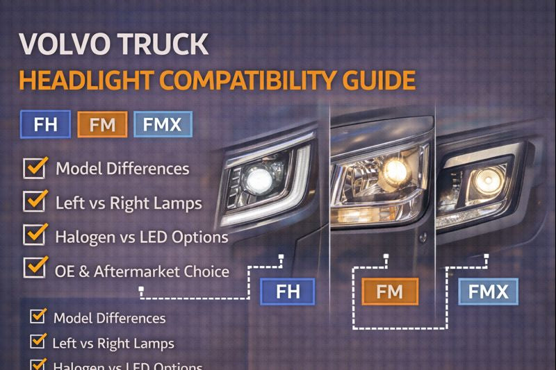 Volvo Truck Headlight Compatibility Guide: FH, FM & FMX Explained