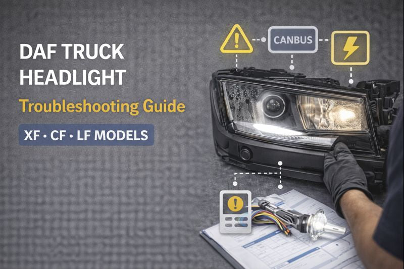 DAF Truck Headlight Troubleshooting Guide: XF, CF & LF Models